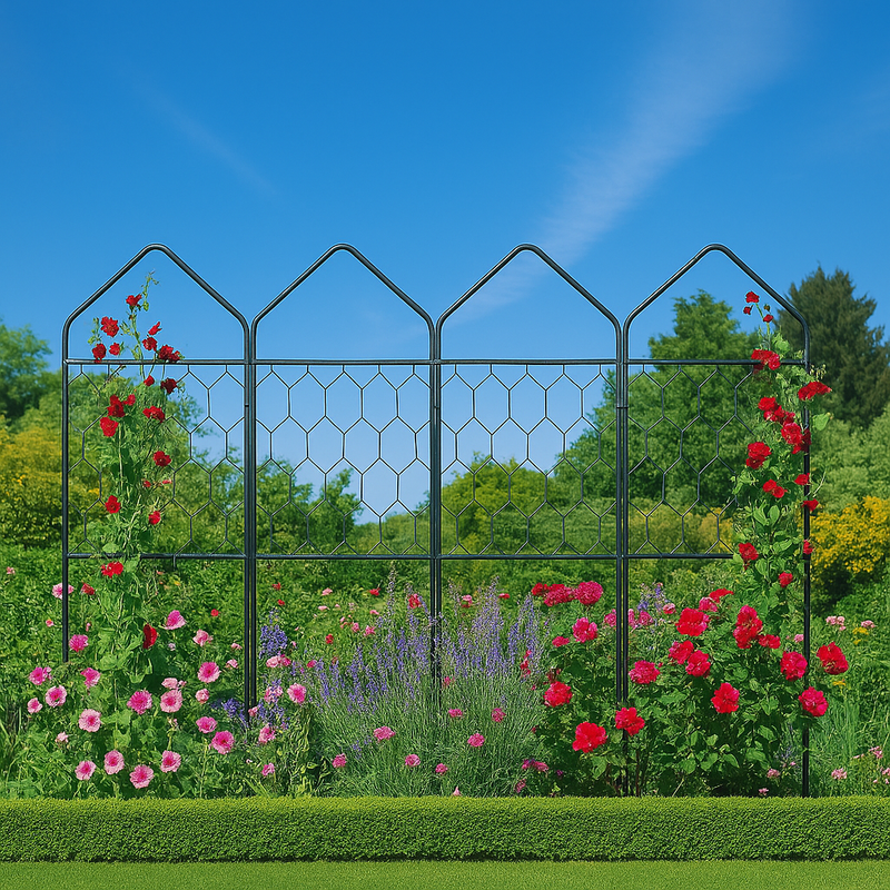 Eververd Alpine Garden Screen – Elegant Zigzag Trellis Design