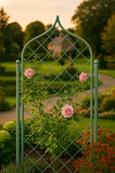 VerdeVista Round Garden Screen – Elegant Metal Privacy Frame