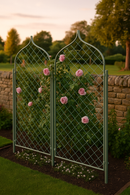 VerdeVista Round Garden Screen – Elegant Metal Privacy Frame