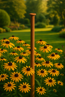 VerdeVista Elegance Mounting Pole – Sleek Garden Screen Support