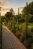 Verdanta Byzantine Garden Screen – Elegant Arched Trellis