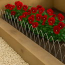 VerdantEdge Elegance Lawn Edging – 1.2m Steel, Decorative