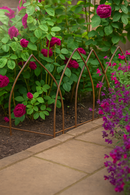 VerdantEdge Border Hoops – 6pk Steel Edging, Rust-Resistant