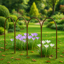 VerdantEdge Border Hoops – 6pk Steel Edging, Rust-Resistant