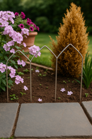 VerdantEdge Border Hoops – 6pk Steel Edging, Rust-Resistant