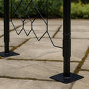 VerdantEdge Patio Feet – 4pk Steel Base, No-Dig, Weatherproof