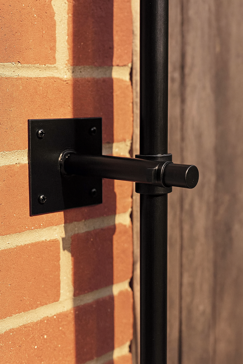 VerdantEdge Wall Fixing Plates – 4pk Steel Brackets, Durable