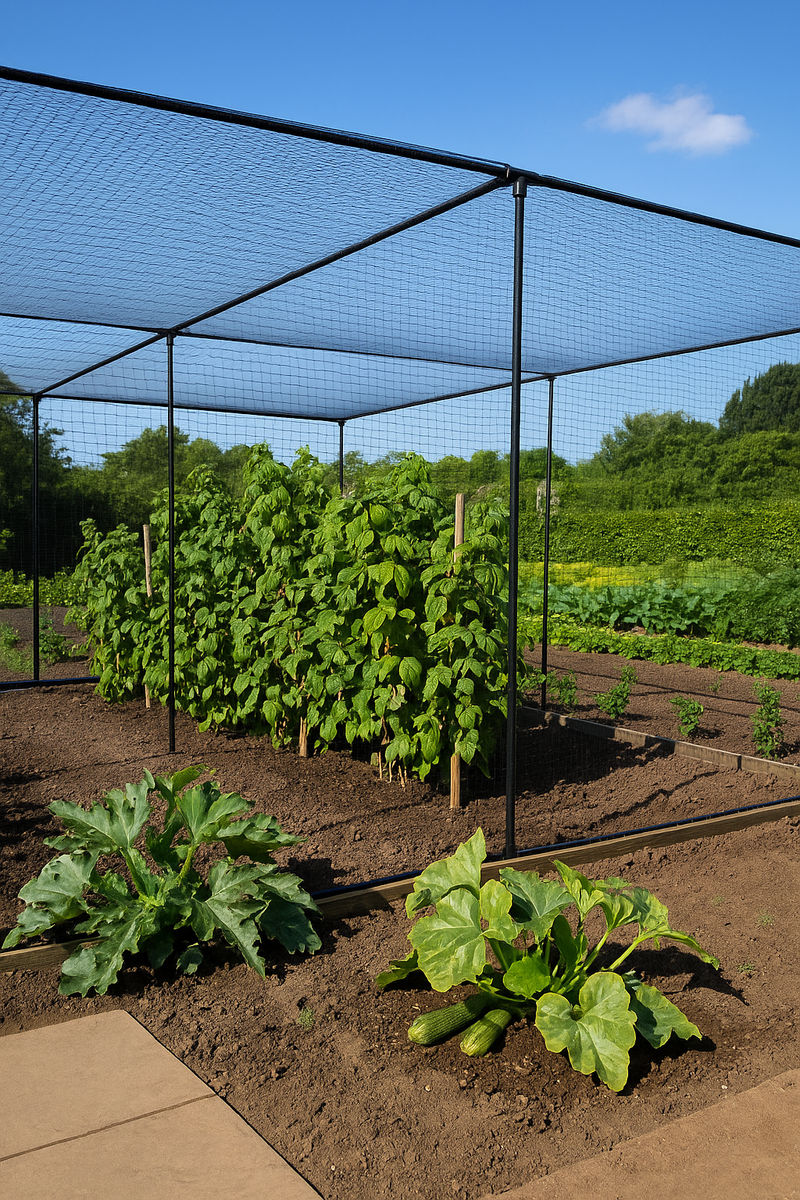 VerdantEdge Walk-In Fruit Cage – Galvanised Steel, 2m+ Tall