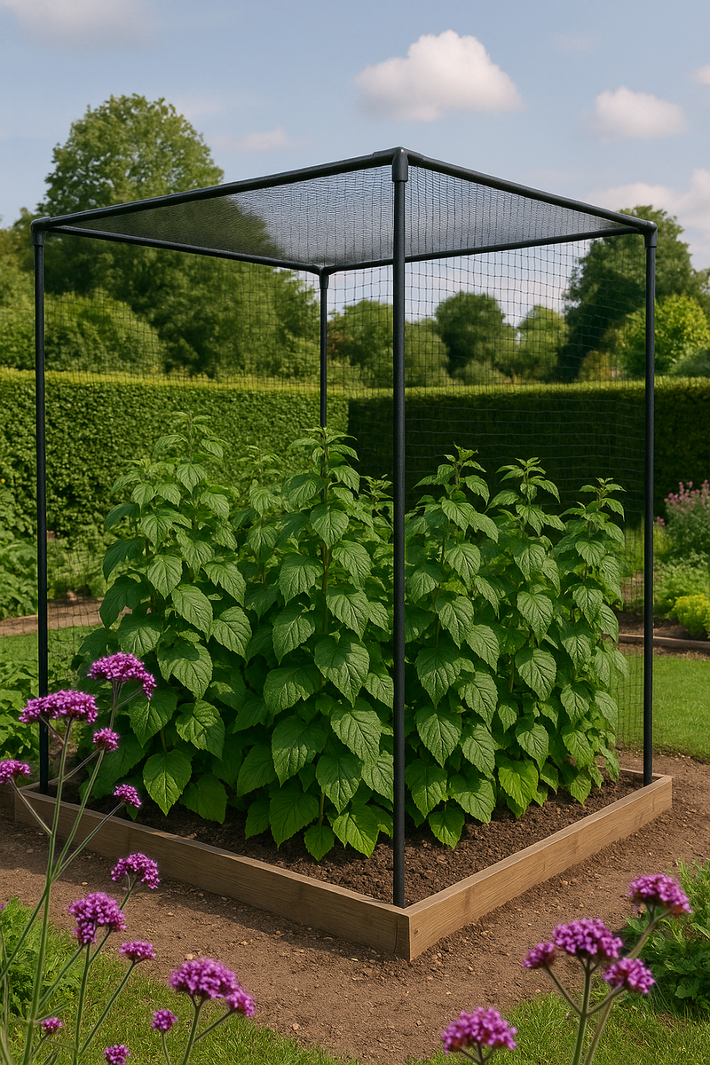 VerdantEdge Walk-In Fruit Cage – Galvanised Steel, 2m+ Tall