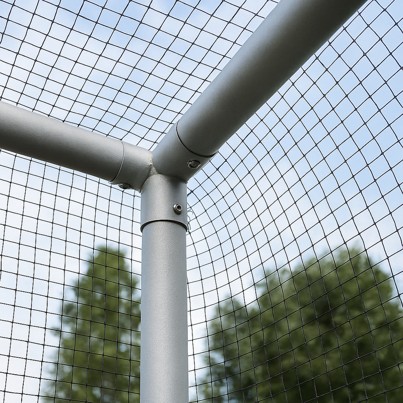 VerdantEdge Walk-In Fruit Cage – Galvanised Steel, 2m+ Tall