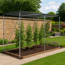 VerdantEdge Aluminium Fruit Cage – Walk-In, Rust-Free Frame