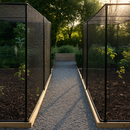 VerdantEdge Superior Fruit Cage – Black Steel, Walk-In, 2m+