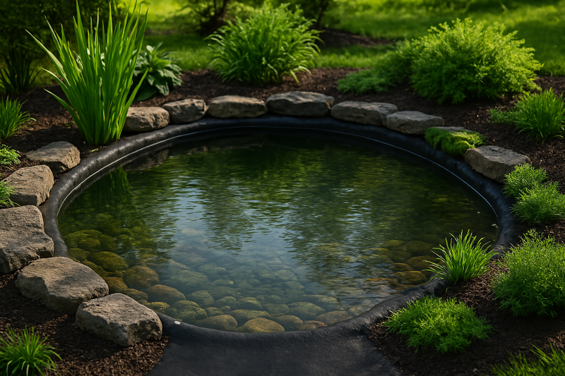 High-Quality 200gsm LDPE Pond Liner 0.35mm Flexible, UV & Puncture Resistant 25-Year Guarantee