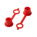 Red LDPE Grease Nipple Caps – 9.3mm Length (50Pcs)
