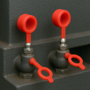 Red LDPE Grease Nipple Caps – 9.3mm Length (50Pcs)