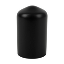 PVC Black Stud Caps For Protection – 10 Pcs