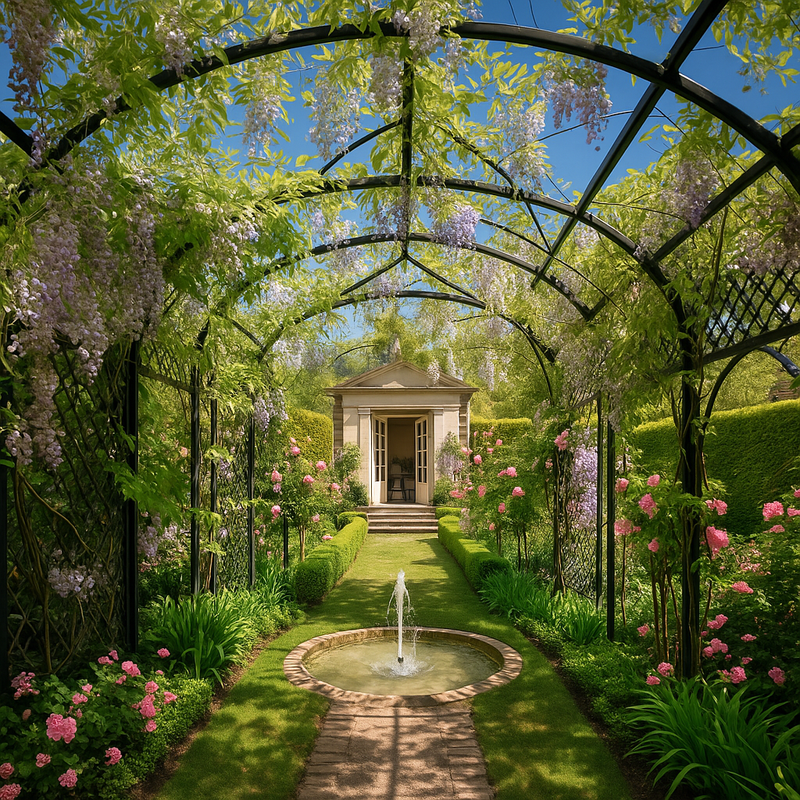 Verdura Monet Pergola – Elegant Lattice Design