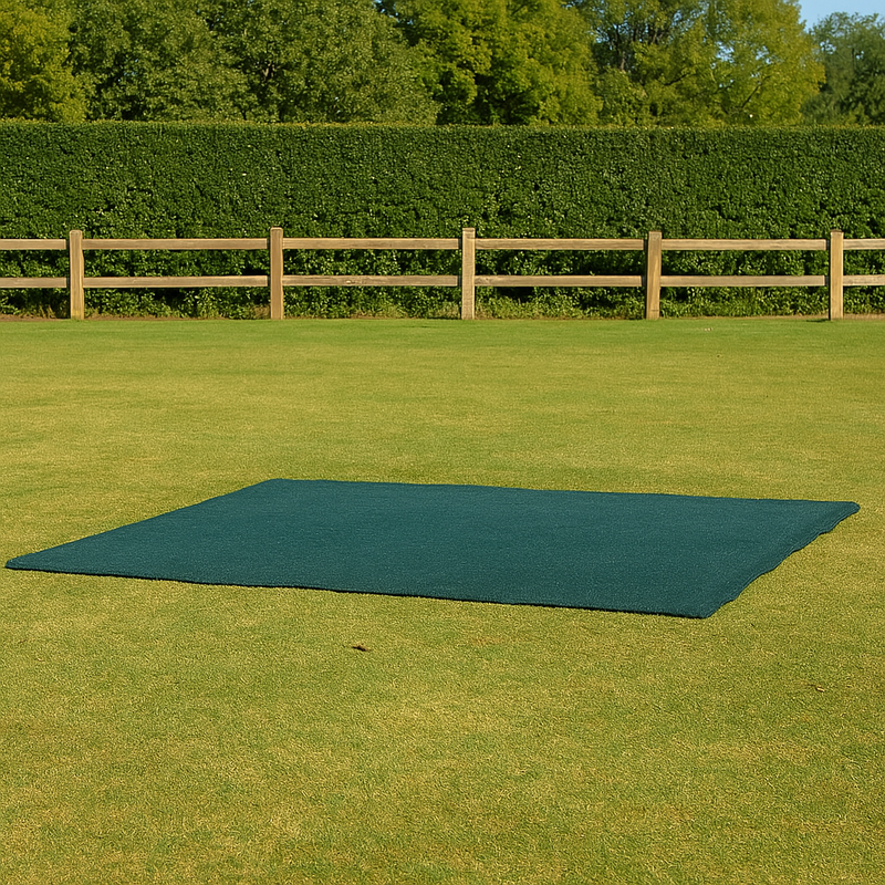 Durable Bowl Turf Protection Mat with Reinforced Brass Eyelets