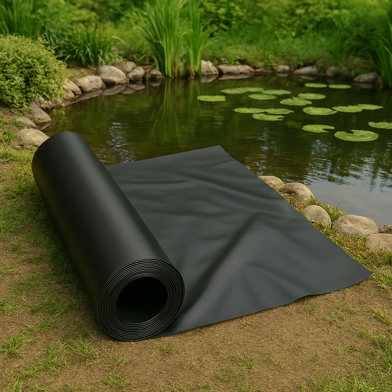 Flexible HDPE Pond Liner for Fish Ponds – 0.35mm with 25-Year Warranty