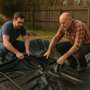 Flexible 0.75mm EPDM Rubber Pond Liner – UV Resistant, Eco-Safe for DIY & Wildlife Ponds