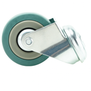 High Quality Bolt Hole Green Budget Castors For Machinery Wheels - 5 Pack