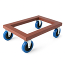 Bolt Hole Blue Elastic Industrial Castors For Strong & Long-Lasting