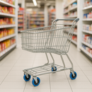 Bolt Hole Blue Elastic Industrial Castors For Strong & Long-Lasting