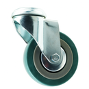 High Quality Bolt Hole Green Budget Castors For Machinery Wheels - 5 Pack