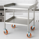 Red PU Industrial Castors – Ultra-Durable | Perfect For Heavy Loads!