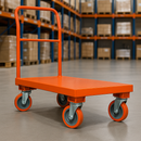 Red PU Industrial Castors – Ultra-Durable | Perfect For Heavy Loads!