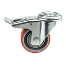 Braked PU Industrial Castors – High-Performance & Ultra-Smooth Mobility