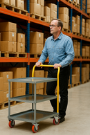 Braked PU Industrial Castors – High-Performance & Ultra-Smooth Mobility