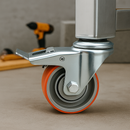 Braked PU Industrial Castors – High-Performance & Ultra-Smooth Mobility