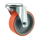Red PU Industrial Castors – Ultra-Durable | Perfect For Heavy Loads!