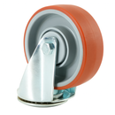 Red PU Industrial Castors – Ultra-Durable | Perfect For Heavy Loads!