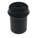 Black Rubber Ferrules Style-2 For Floor Safety And Stability - 15 Pack