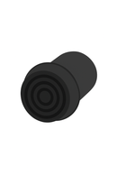 Black Rubber Ferrules Style-2 For Floor Safety And Stability - 15 Pack