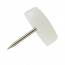 Plastic Nail-On Feet For Furniture Support And Floor Protection - Pack of 15
