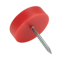 Plastic Nail-On Feet For Furniture Support And Floor Protection - Pack of 15
