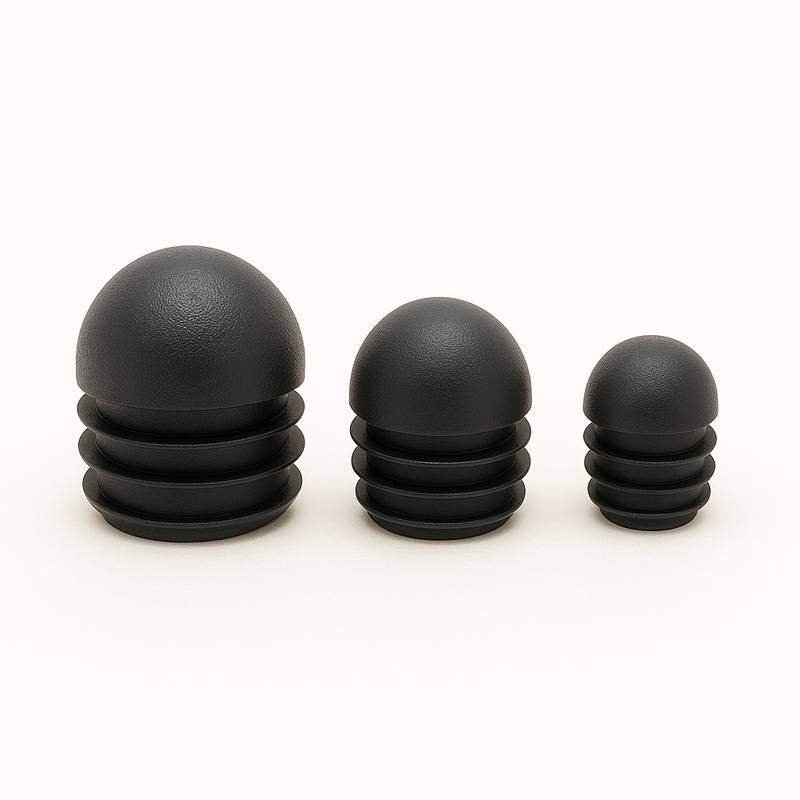 Round Black Domed Chair Feet For Home & Office Furniture