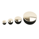 LDPE Round Chrome Inserts For Commercial Use - 15 Pcs