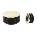 LDPE Round Chrome Inserts For Commercial Use - 15 Pcs