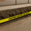 Electrical Warning PE Yellow Tape For Hazard Marking