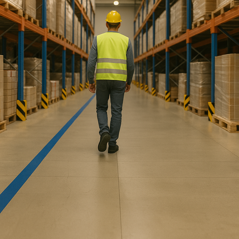 PVC Floor Marking Tape For Industrial Use - 2 Pack