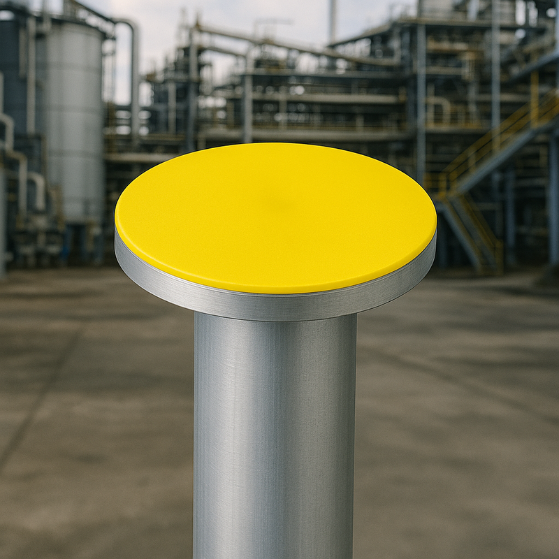Full Face Flange Protector – LDPE Yellow For Pipe Protection