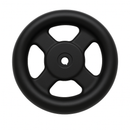 Black Steel Control Handwheel – For Industrial Machinery