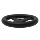 Black Steel Control Handwheel – For Industrial Machinery