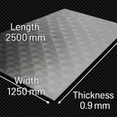 Top-Grade 430 Stainless Steel Circle Polished Sheet – 2500mm x 1250mm x 0.9mm – Strong & Reliable for Various Applications