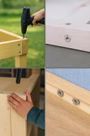 Stainless Steel T-Nuts – Stable & Long-Lasting, 15 Pack