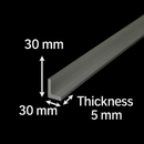 30mm x 30mm x 5mm 304 Stainless Steel Angle – Precision Cut, Strong & Versatile for Structural Use